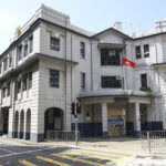 The Must-go Cultural Rectangle (文化四角) In Kowloon For Tourists: Temple Street Tin Hau Temple (油麻地天后古廟), Old Yau Ma Tei Police Station (舊油麻地警署),Yau Ma Tei Wholesale Fruit Market (油麻地果欄) And Broadway Cinematheque (百老匯電影中心)