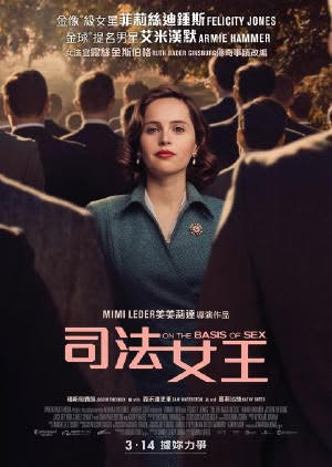 On the Basis of Sex(司法女王)—A Good Legal Drama That Depicts Lawyers Who Did Exist And Legal Stories That Did Happen